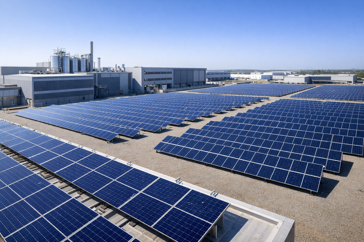 Industrial Solar Power Plant